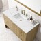James Martin Vanities Hudson 48in Single Vanity, Light Natural Oak w/ 3 CM Ethereal Noctis Top 435-V48-LNO-3ENC - alternate 2